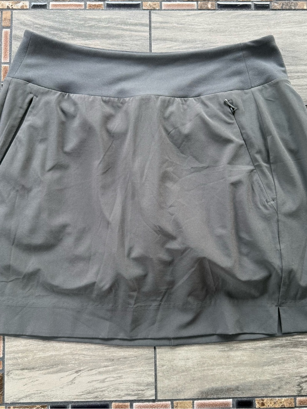 Athleta Gray A-Line Active Skirt